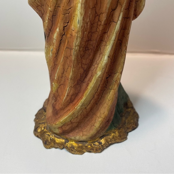 Department 56 Renaissance Nativity  Set 2 Pieces ~10” As Is! Please Read - Picture 12 of 16